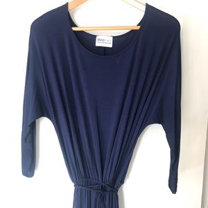 NWOT navy blue maxi dress